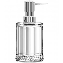 Porta Sabonete Liquido 300ml 16cm Splendor Em Vidro